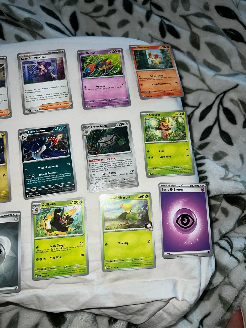 Pokemon Trading Cards - Blue, Green, Yellow, Black